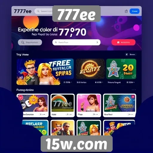 Navegação e design do 777ee para usuários